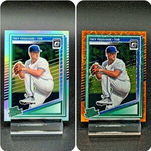 2025 Trey Yesavage Optic Orange Velocity RC's Toronto Blue Jays Top Prospect